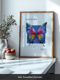 Bunter Schmetterling Aquarell