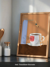 Kaffee Sprungbrett Illusion