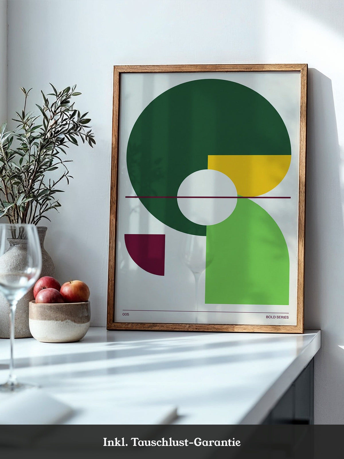 Geometrische Formen farbenfroh