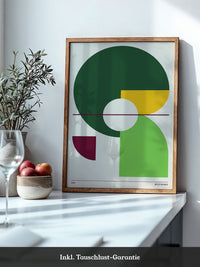 Geometrische Formen farbenfroh