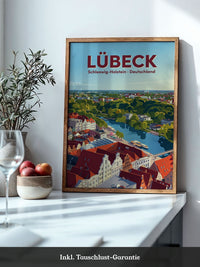 Lübeck Hansestadt Illustration