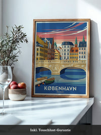 Kopenhagen Brücke Pastellfarben