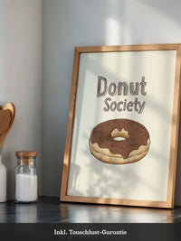 Donut Schoko-Ring Zeichnung