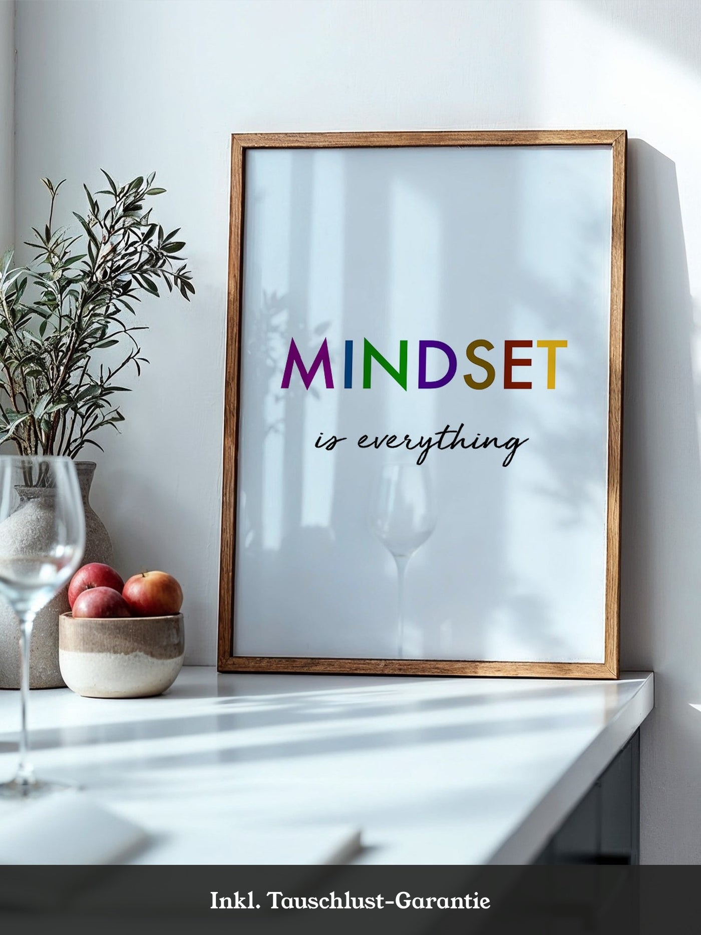 Mindset Bunt Schriftzug