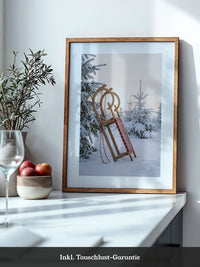 Winterliche Schlittenlandschaft