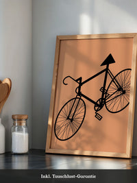 Fahrrad Abstrakt Schatten Braun