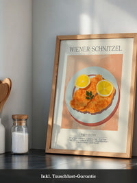 Schnitzel Teller Illustration