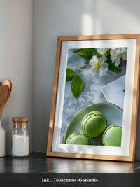 Macarons Grün Blütenensemble