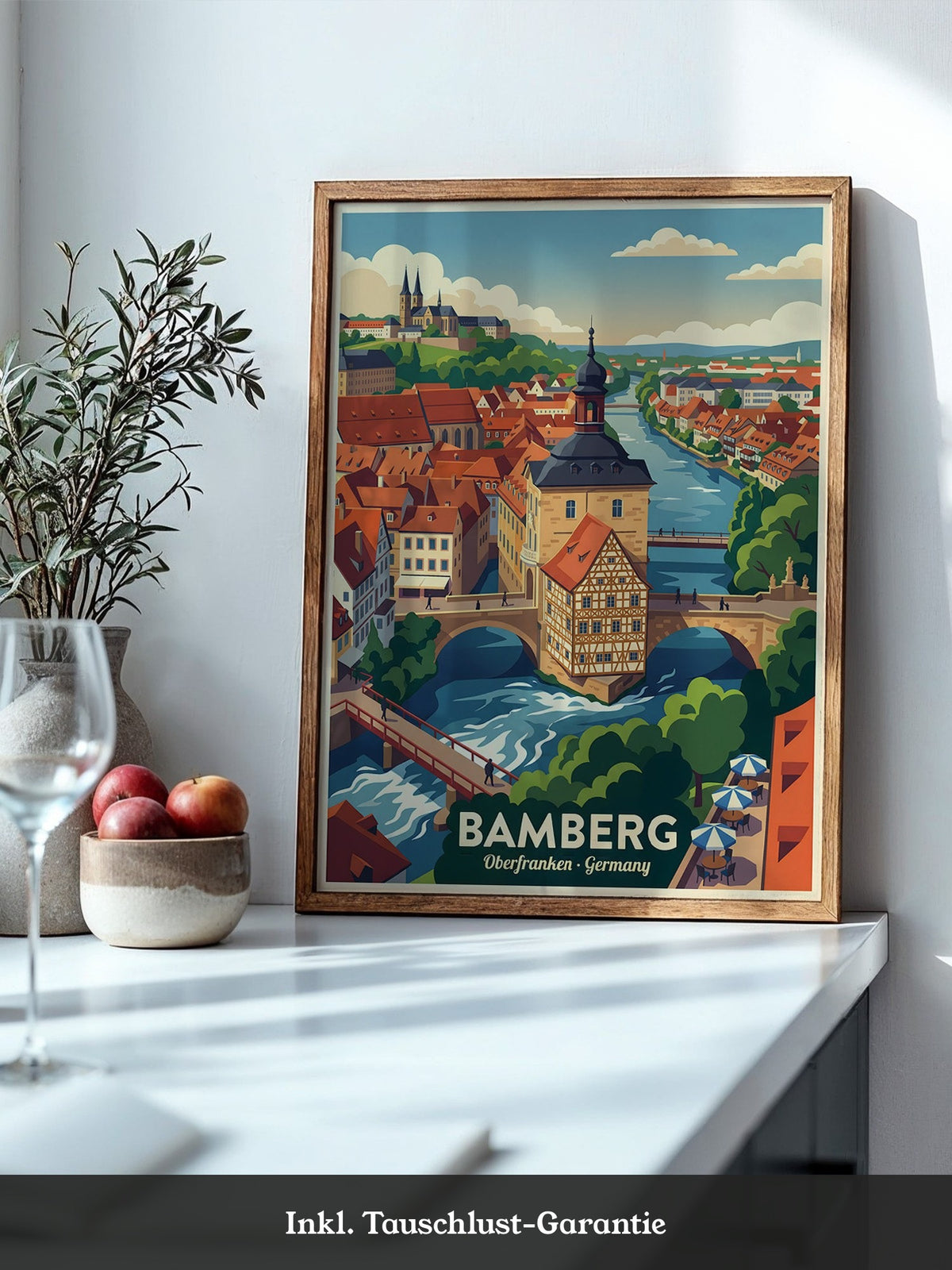 Bamberg Altstadt Brückenansicht