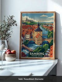Bamberg Altstadt Brückenansicht