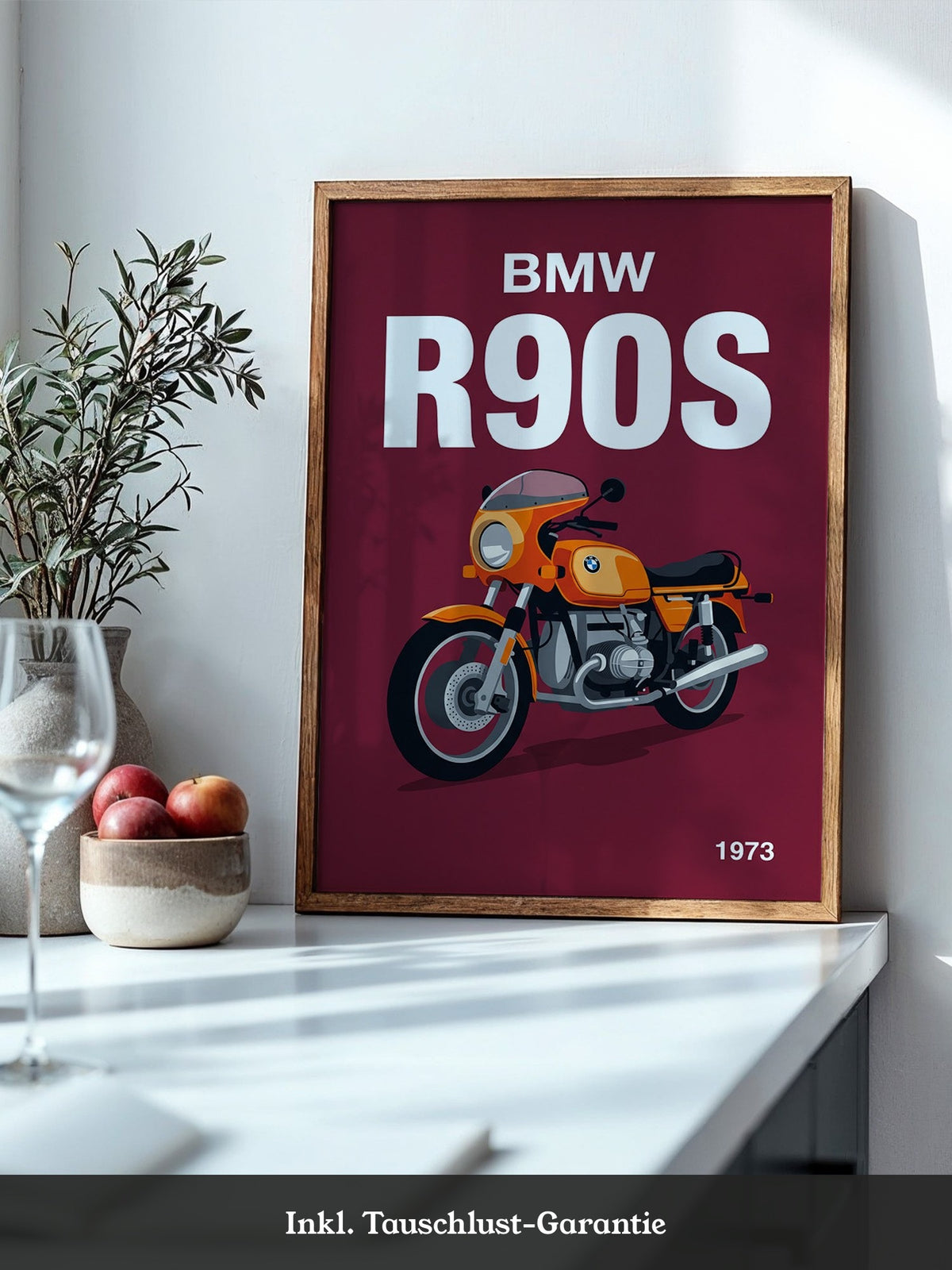 BMW Motorrad Orange Retro-Design