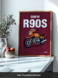BMW Motorrad Orange Retro-Design