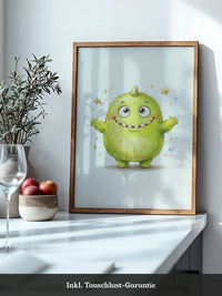 Fröhliches Grünes Monster