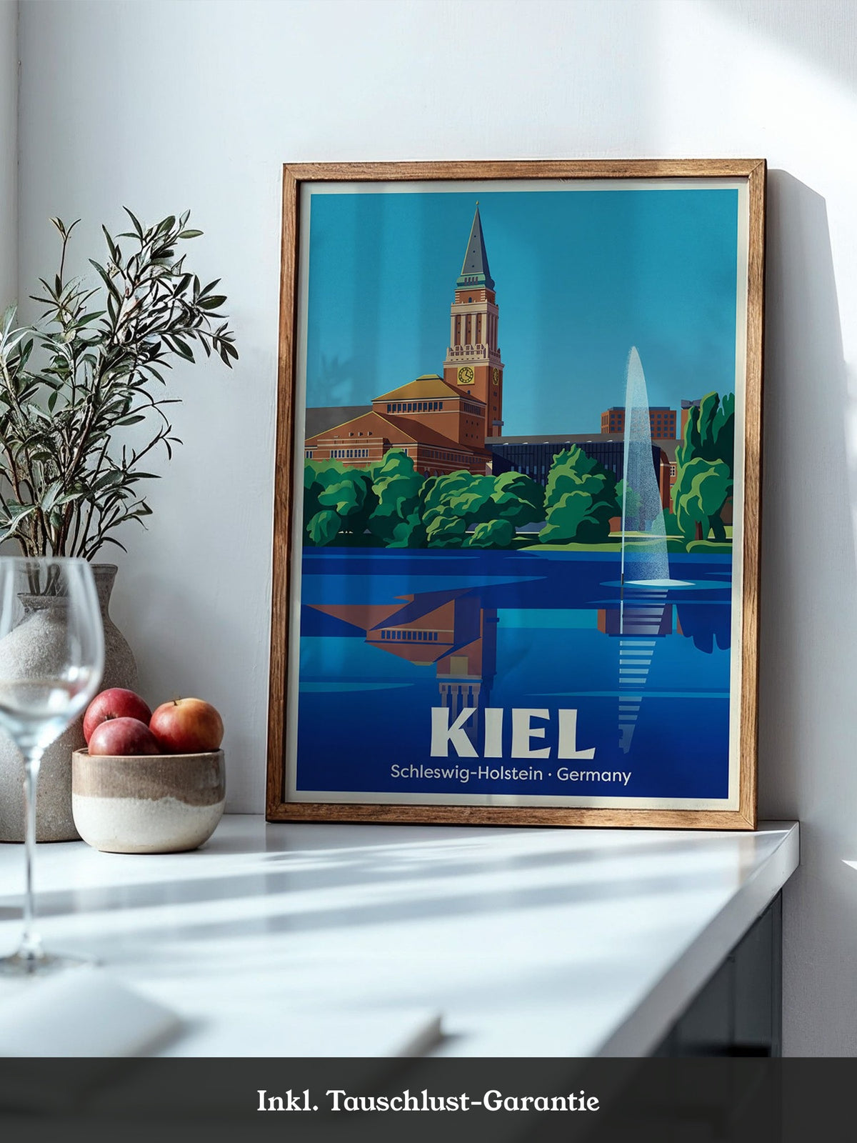 Kiel Gebäude Spiegelung Art Deco