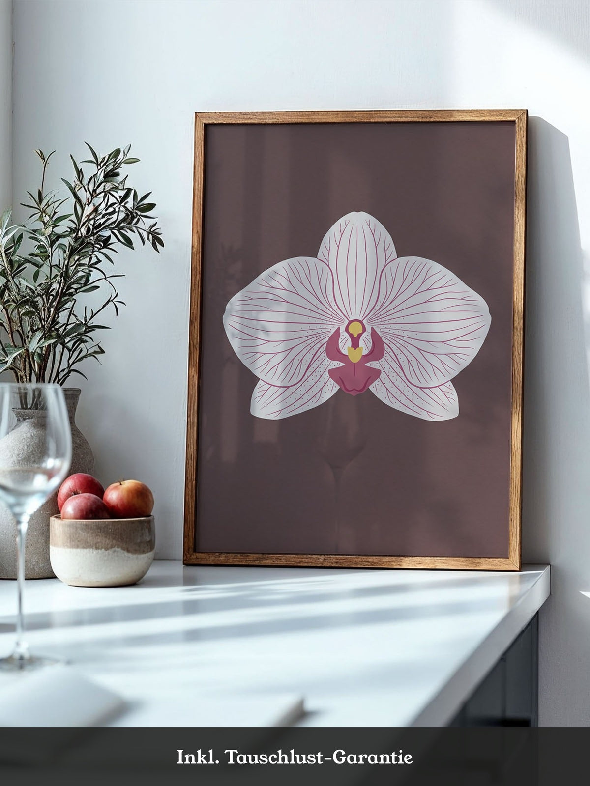 Orchidee Blüte Rosa Illustration