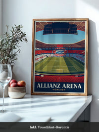 Allianz Arena Innenansicht Retro
