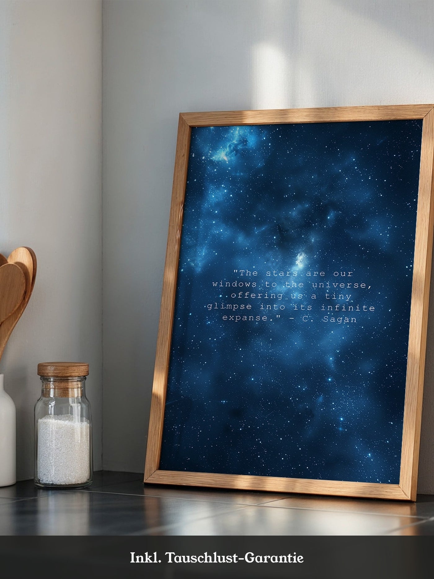 Sternenhimmel Zitat Universum Blau