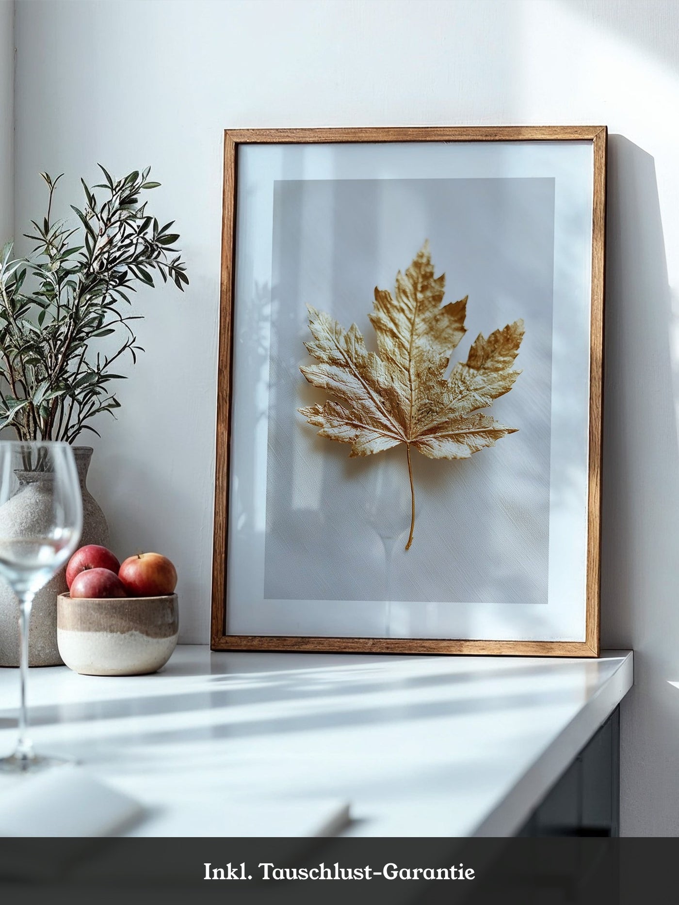 Goldenes Blatt edel