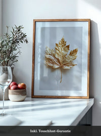 Goldenes Blatt edel