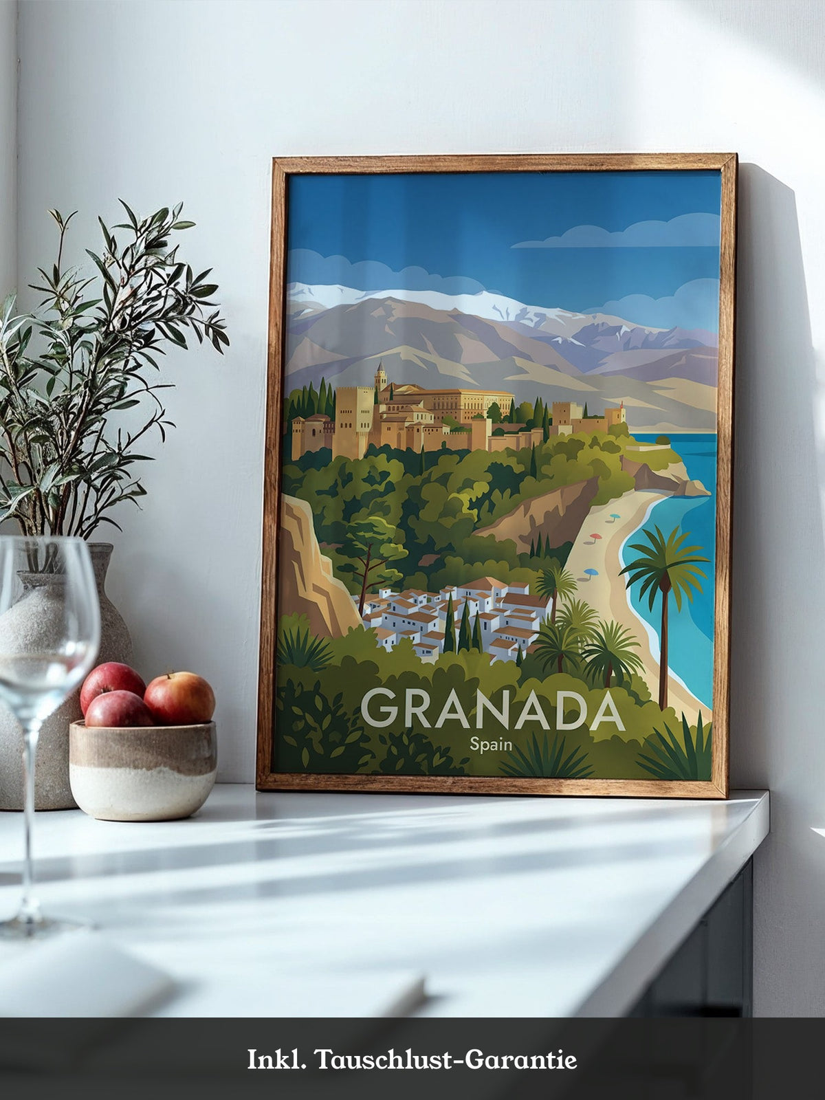 Granada Alhambra Küstenblick