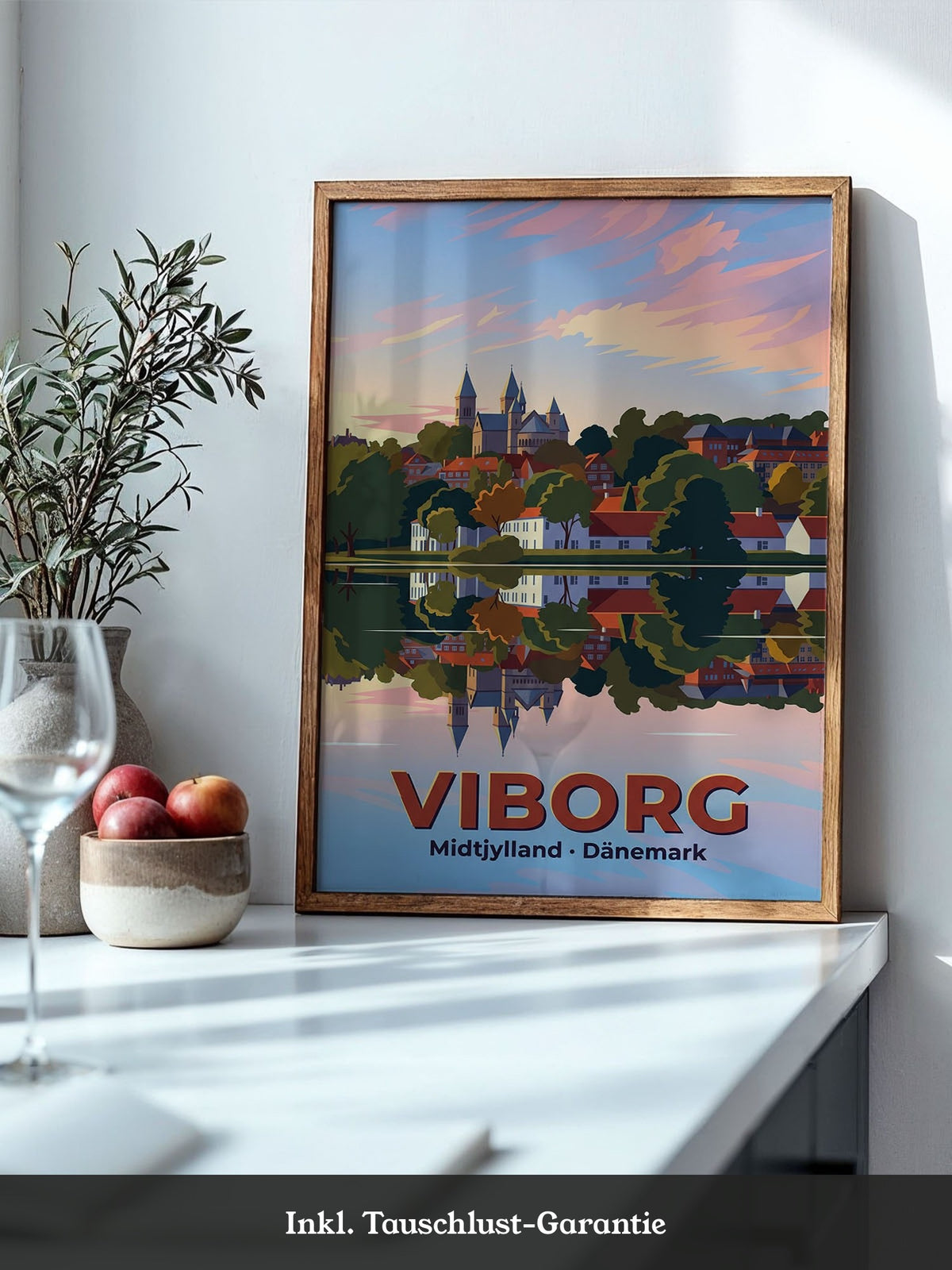 Viborg Schloss Sonnenuntergang
