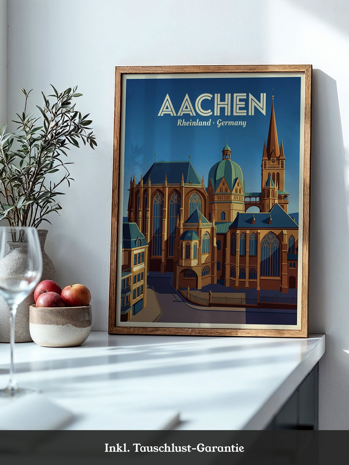 Aachener Dom Retro Architektur