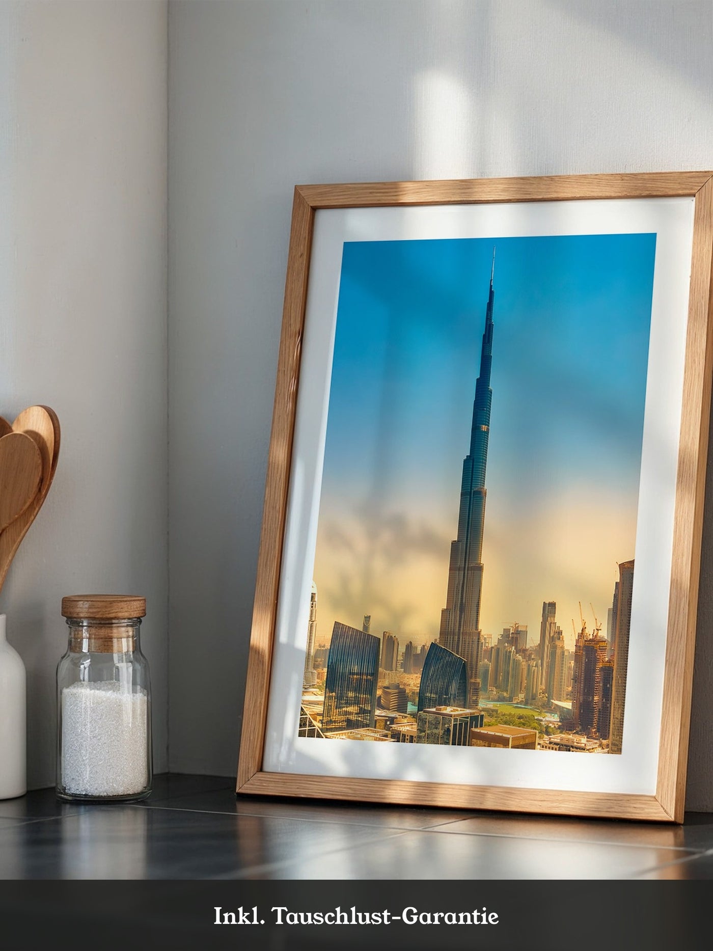 Burj Khalifa Skyline Pastellfarben