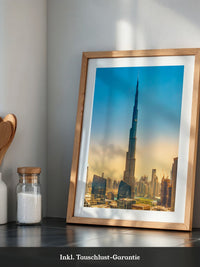Burj Khalifa Skyline Pastellfarben