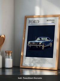 Ford Mustang 1965 Retroblau