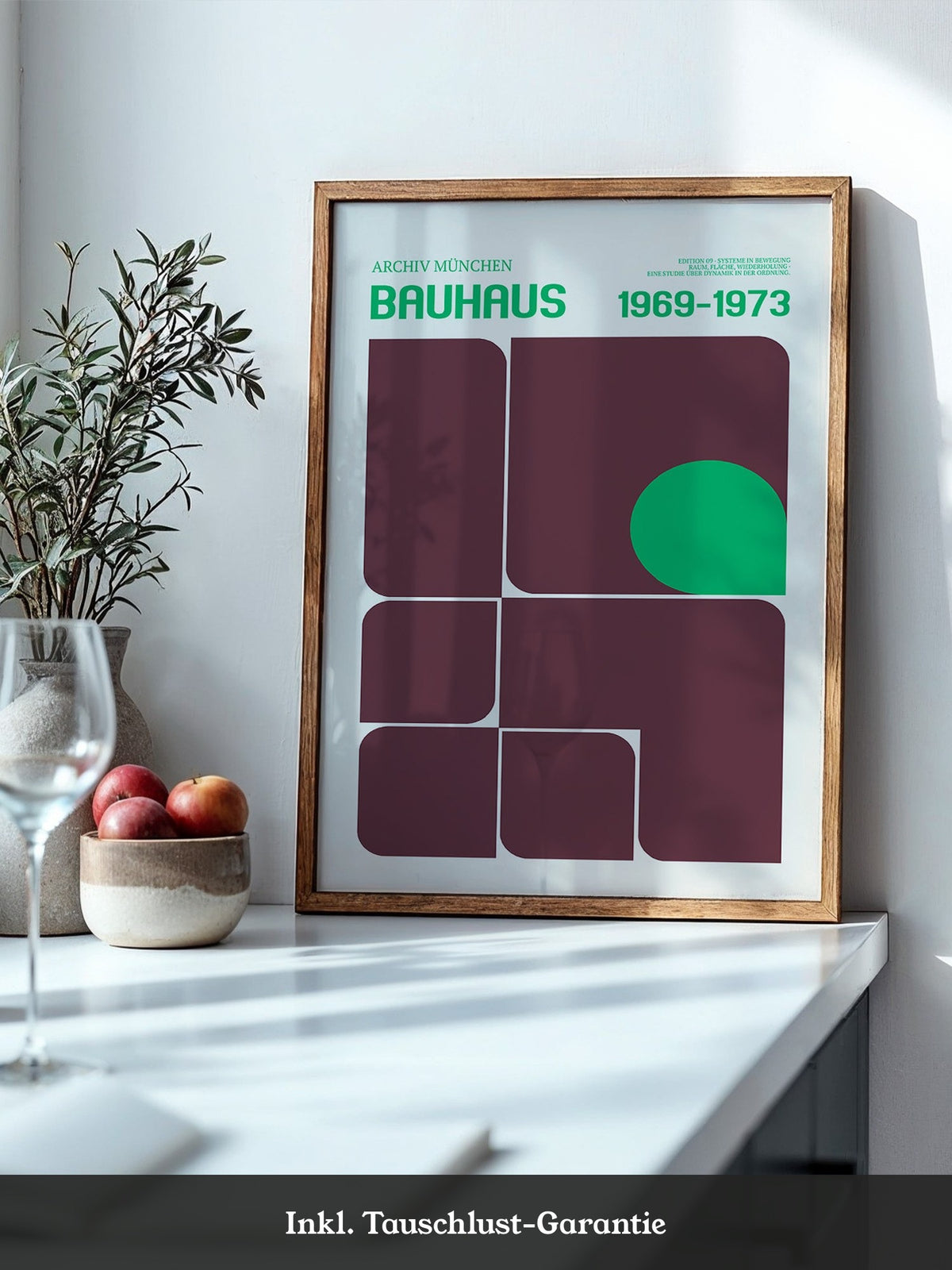 Bauhaus Grafik Retro Farben