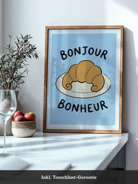 Bonjour Croissant Illustration