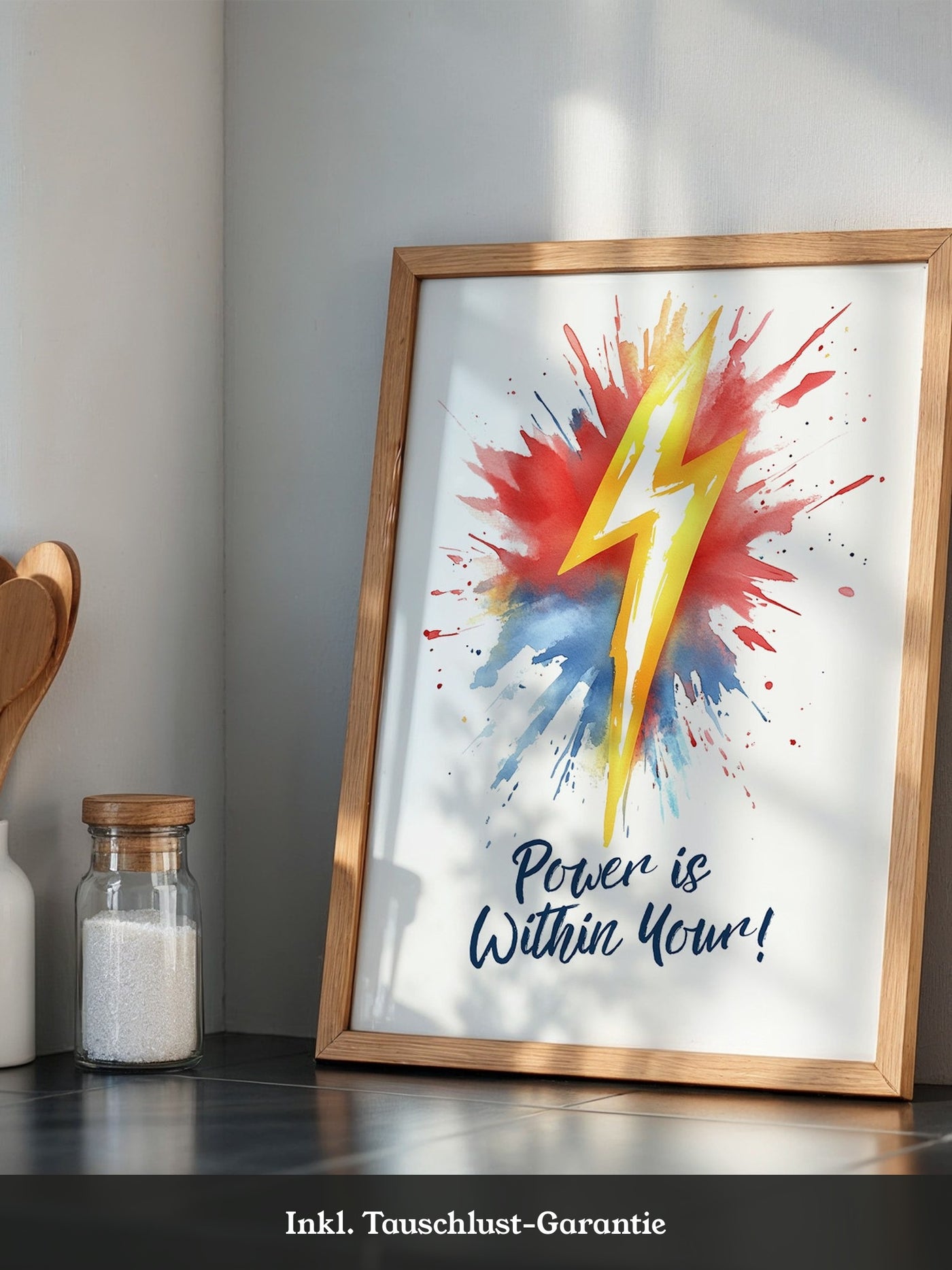 Blitz Aquarell Explosion