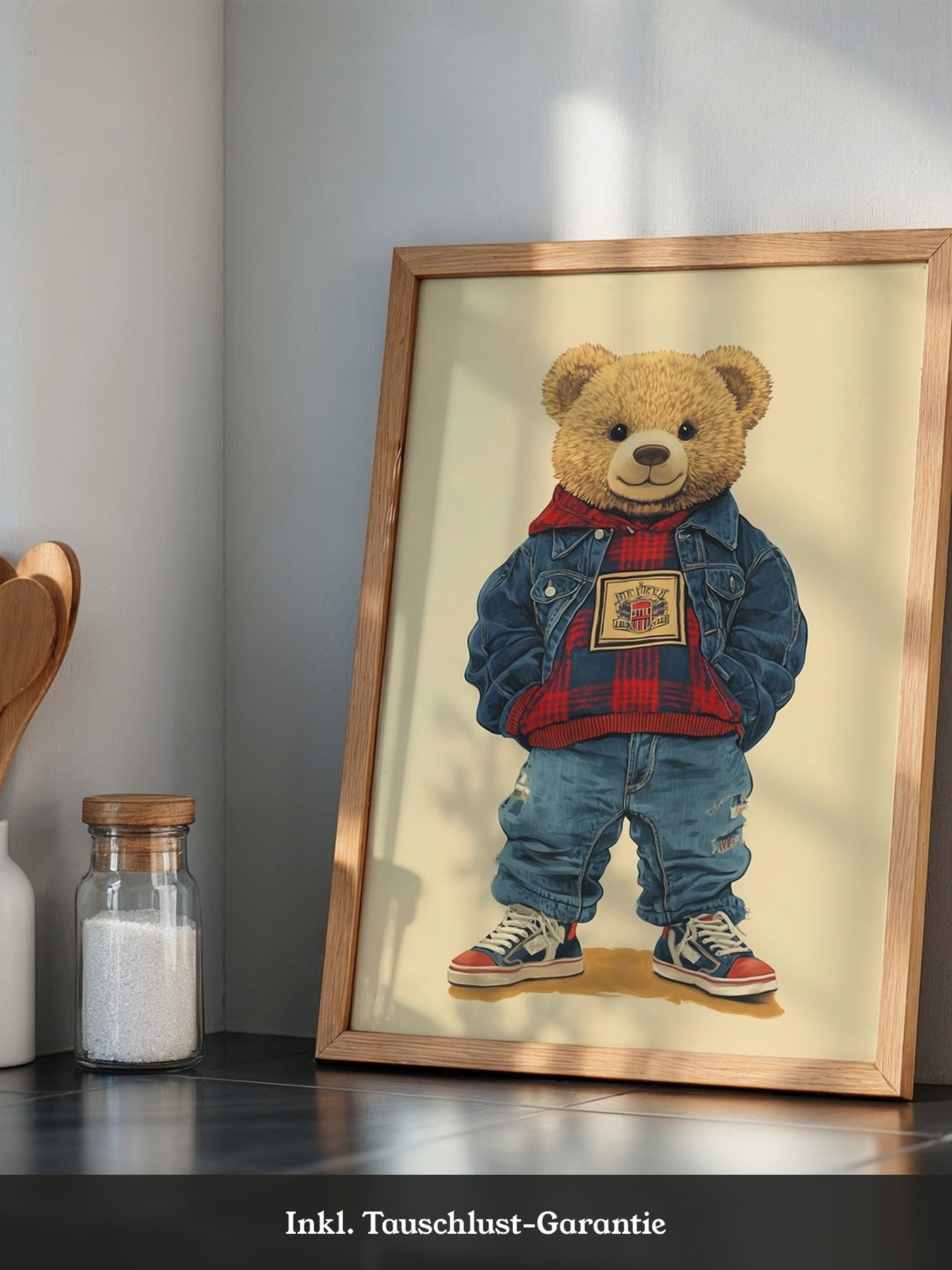 Teddybär Hipster Outfit