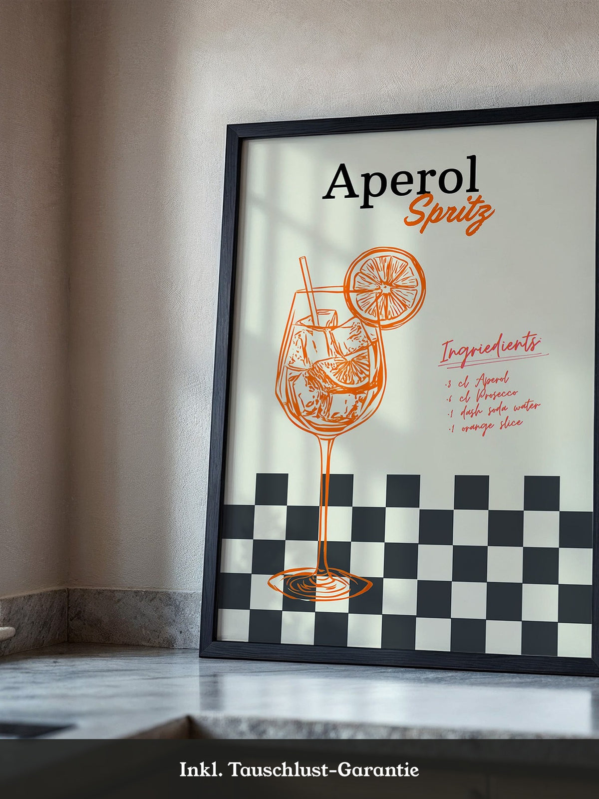 Aperol Spritz Retro Illustration