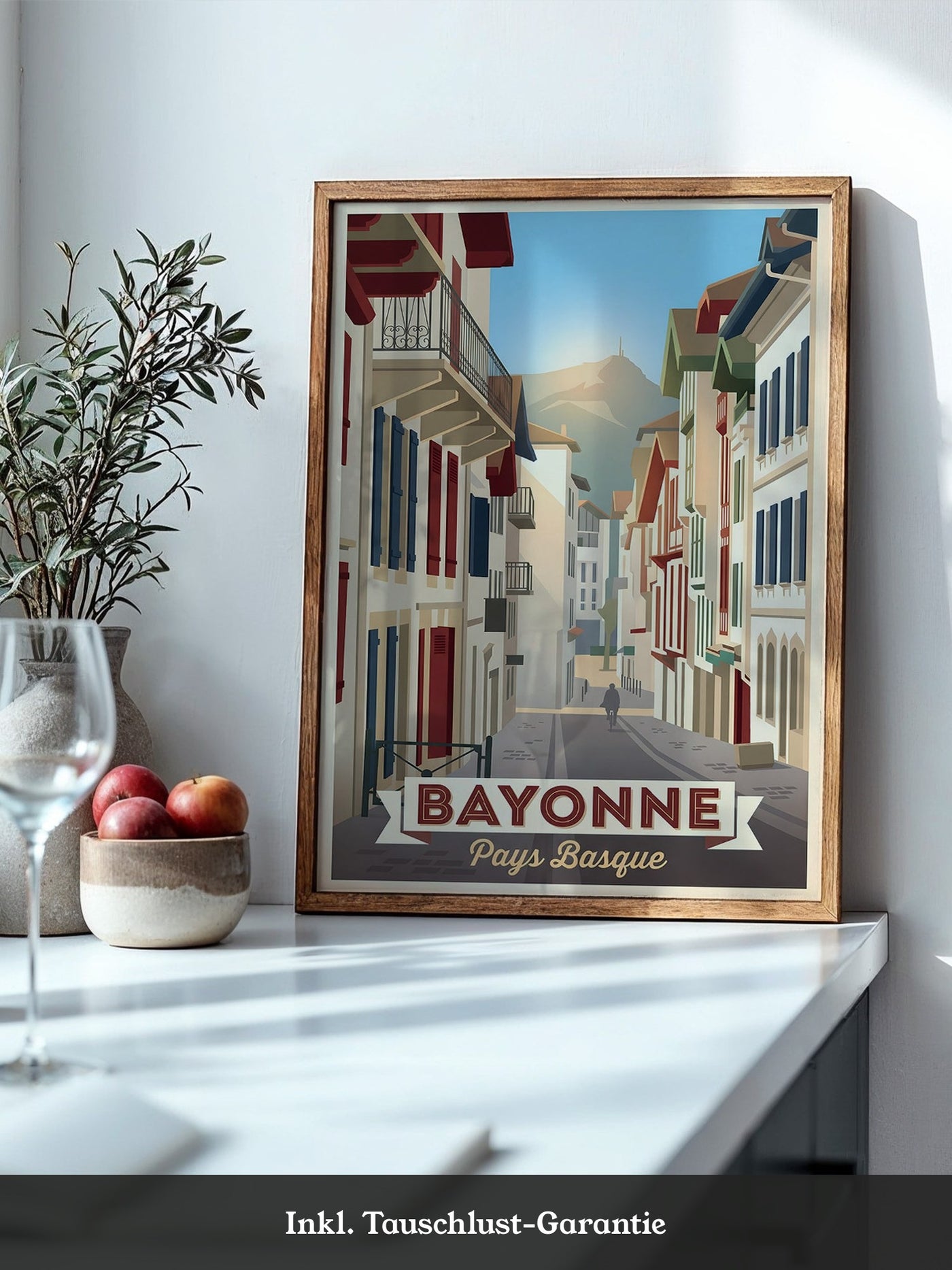 Bayonne Stadtansicht Retro-Charme