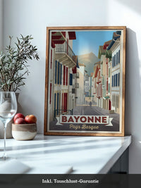 Bayonne Stadtansicht Retro-Charme