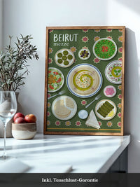 Beirut Mezze Illustration Kulinarisch