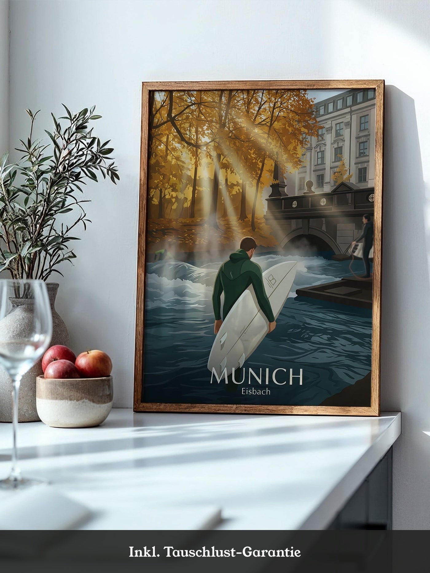 Surfen Herbstlicht Munich