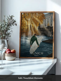 Surfen Herbstlicht Munich