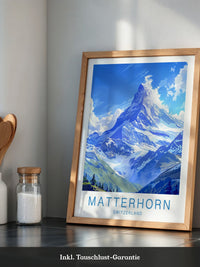 Matterhorn Berg Panorama Art