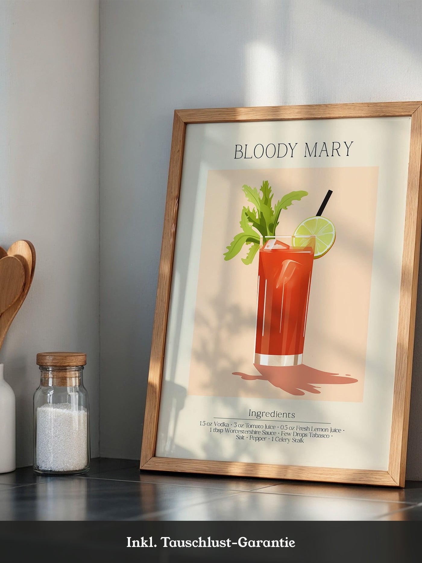 Bloody Mary Cocktail Illustration