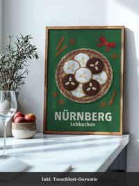 Nürnberg Lebkuchen Illustration