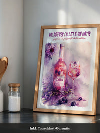 Blüten und Beeren Aquarell
