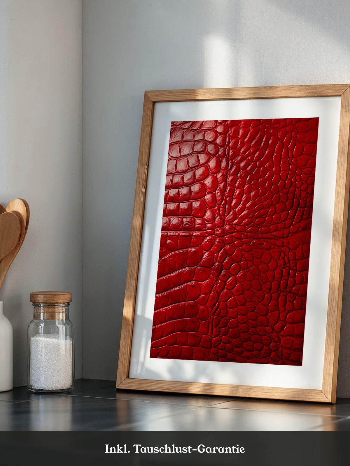 Rotes Krokodilmusterstrukturell