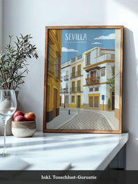 Sevilla Gasse Illustration