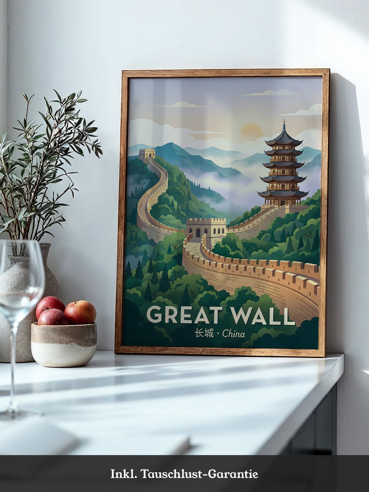 Chinesische Mauer Sonnenaufgang