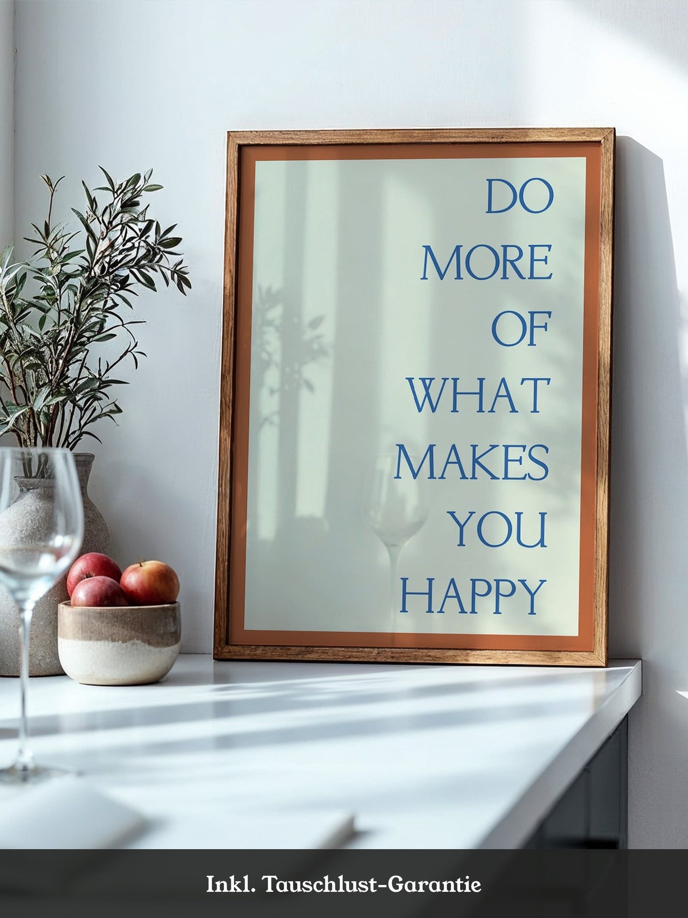 Motivationsspruch Retro Typografie