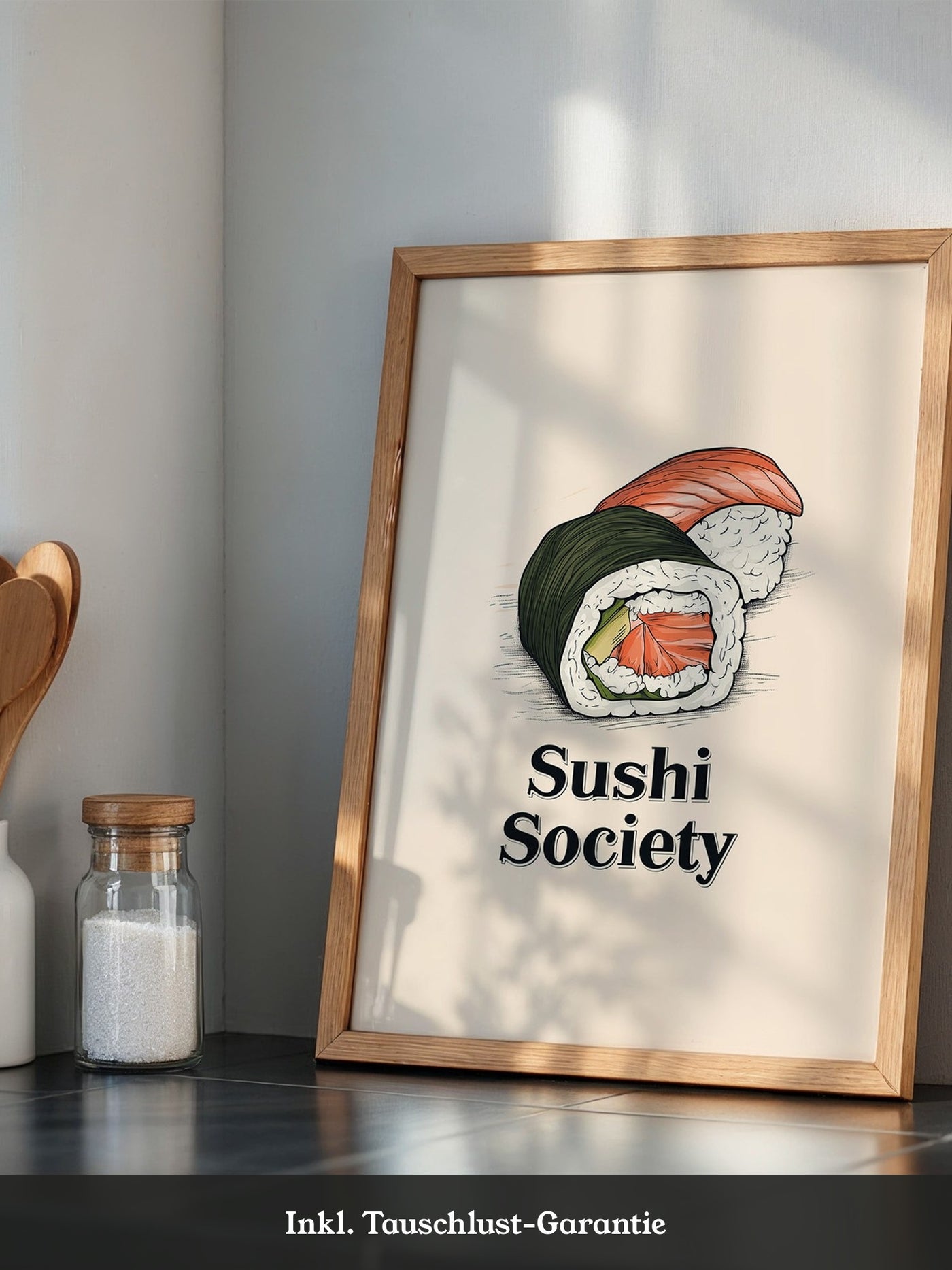 Sushi Illustration Skizzenstil