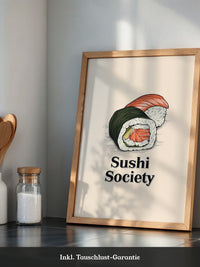 Sushi Illustration Skizzenstil