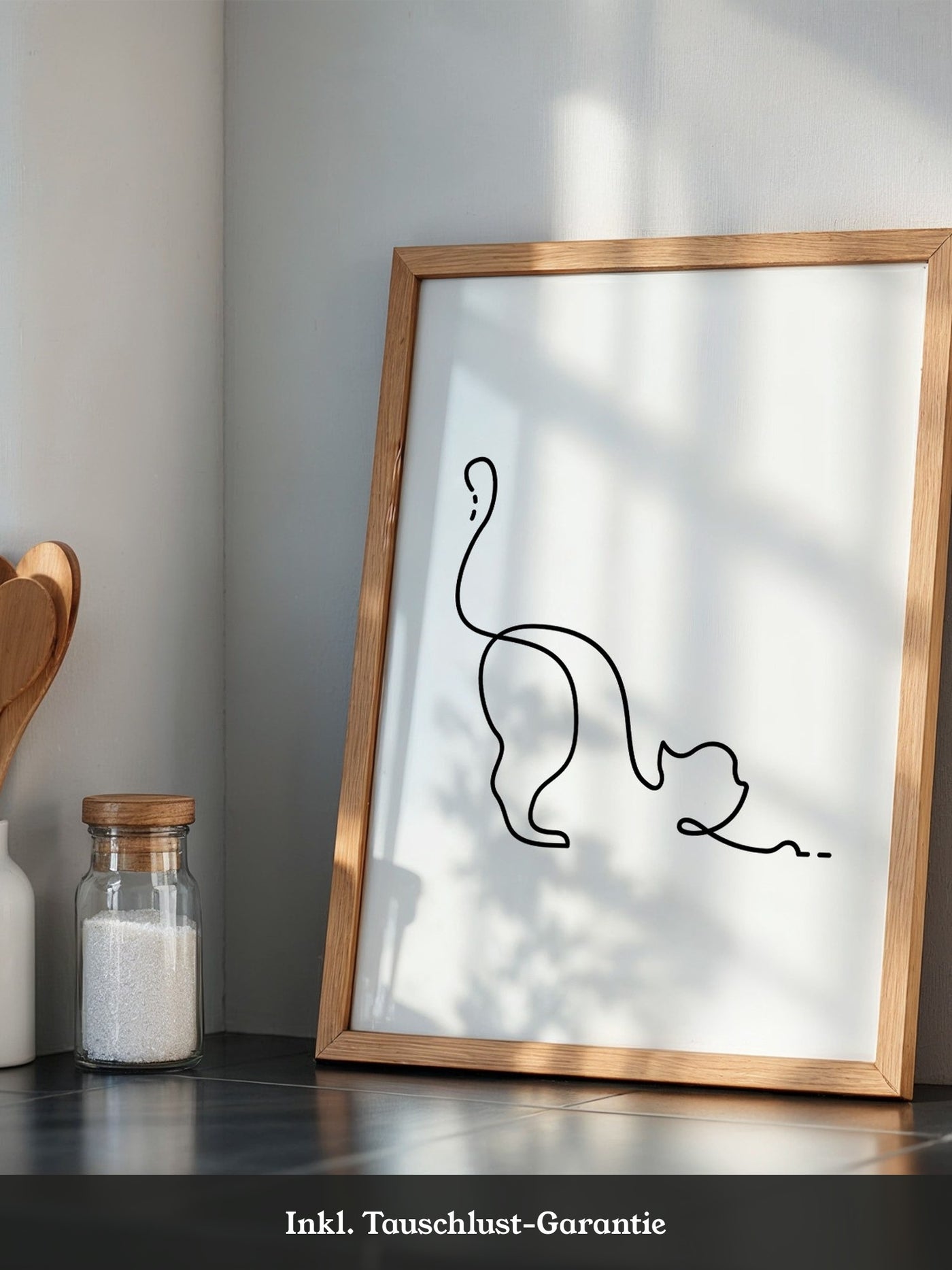 Katzenlinie minimalistisch